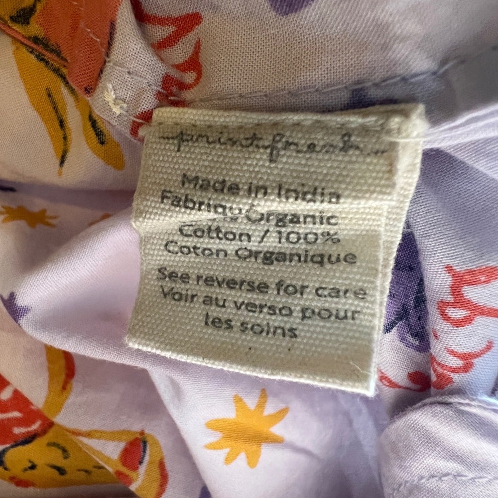 Printfresh Cotton Pajama Pants in What's Your Sign Lavender Zodiac, Women's XL - Picture 11 of 15